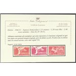 Italia Espressi 1945-1952 - Democratica, la serie. Cat. € 200 (**)
