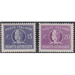 Trieste A 1945-52 - Italia Turrita, la serie. Cat. € 110 (**)