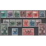 Trieste A 1947-1948 - Democratica, la serie. Cert.: Italia Colleziona. Cat. € 575 (**)