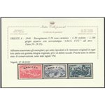 Trieste A 1948 - Risorgimento, la serie. Cert.: Italia Colleziona. Cat. € 200 (**)