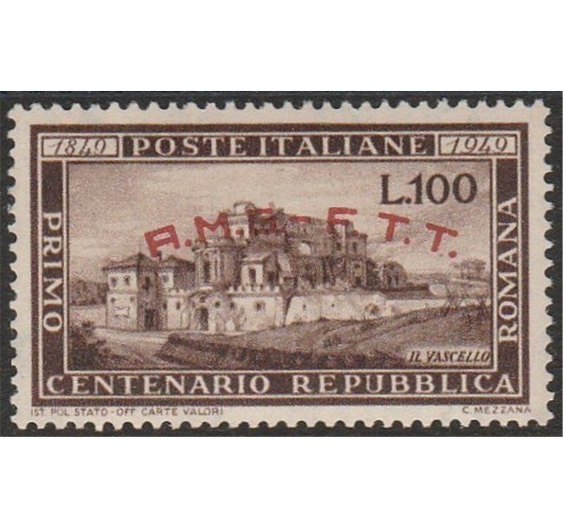 Trieste A 1949 - Repubblica Romana Cat. € 90 (**)
