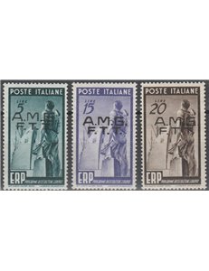 Trieste A 1949 - E.R.P. la serie. Cat. € 50 (**)