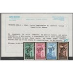 Trieste A Posta Aerea 1948 - Campidoglio, la serie con sovr. "AMG-FTT" su due righe Cat. € 650 (**)