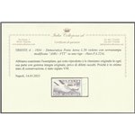 Trieste A Posta Aerea 1954 - Democratica L. 50 violetto vivo con sovr. "AMG-FTT" di tipo modificato Cat. € 550 (**)