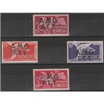 Trieste A Espressi 1947-1948 - Democratica, la serie con sovr. "AMG-FTT" su due righe Cat. € 300 (**)