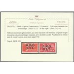 Trieste A Espressi 1947-1948 - Democratica, la serie con sovr. "AMG-FTT" su due righe Cat. € 300 (**)