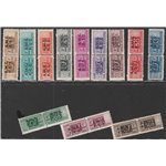 Trieste A 1947-1948 - Pacchi d'Italia del 1946-1948 con sovr. "AMG-FTT" su due righe, la serie. Cert.: E. Diena Cat. €1500 (**)