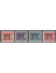 Trieste A Segnatasse 1947 - Stemma Sabaudo, la serie. Cat. € 70 (**)