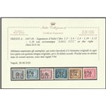 Trieste A Segnatasse 1947-1949 - Segnatasse d'Italia con sovr. "AMG-FTT" su due righe, la serie. Cat. € 1250 (**)