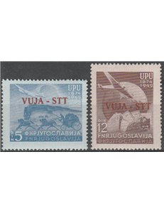 Trieste B 1949 - 75esimo anniversario dell'U.P.U Cat. € 75 (**)