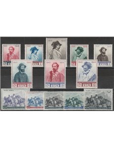 San Marino 1949 - Garibaldi, la serie. Cat. € 75 (**)