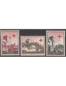 San Marino  1951 - Croce Rossa, la serie. Cat. € 70 (**)