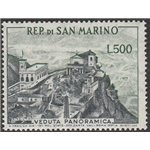 San Marino  1958 - Panorama L. 500 verde Cat. € 130 (**)