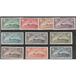 San Marino Posta aerea 1931 - Vedute di San Marino Cat. € 800 (*)