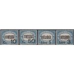 San Marino 1940 - Segnatasse del 1939 con sovr. dei nuovi valori, la serie ottimamente centrata Cat. € 400 (**)