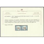 San Marino 1940 - Segnatasse del 1939 con sovr. dei nuovi valori, la serie ottimamente centrata Cat. € 400 (**)