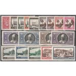 Vaticano 1933 - Medaglioni e Giardini, la serie. Cert.: Italia Colleziona. Cat. € 500 (**)