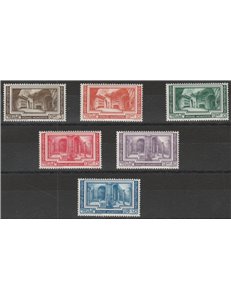 Vaticano 1938 - Archeologia, la serie. Cert.: Italia Colleziona. Cat. € 225 (**)
