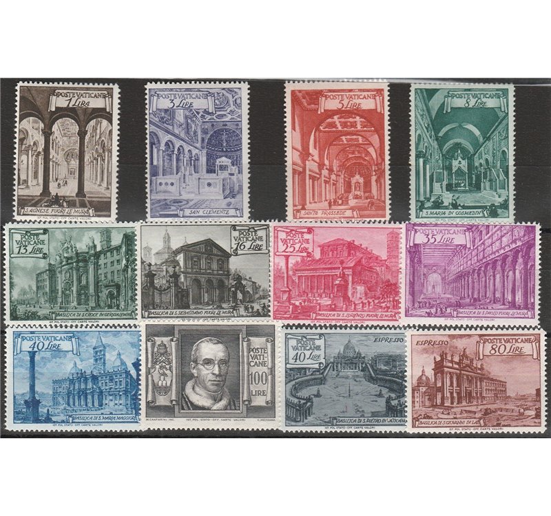 Vaticano 1932 - Concilio di Calcedonia, la serie. Cat. € 112,50 (**)