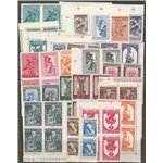 Vaticano 1956 - L'Annata completa anche di Posta Aerea, in quartine Cat. € 80 (**)