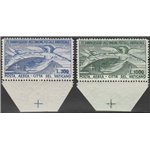 Vaticano Posta Aerea 1949 - U.P.U. la serie. Cert.: Italia Colleziona. Cat. € 220 (**)