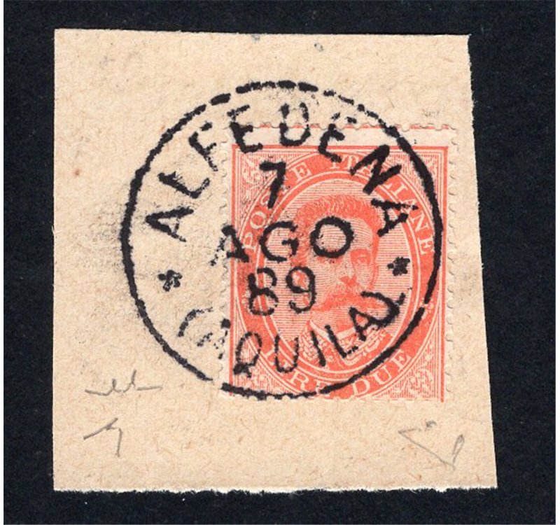 copy of ITALIA REGNO 1878 Servizio serie n° 29/36 sovr. Cat. € 265 (U)