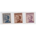 ITALIA REGNO 1925 Michetti, serie n° 183/85 con ottima centratura. Cat. € 90 (**)