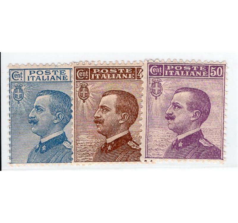 ITALIA REGNO 1925 Michetti, serie n° 183/85. Cat. € 25 (**)