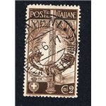 ITALIA REGNO 1911 Unità d'Italia 2 c. dent. 13½ n° 92a. Cat. € 60 (U)