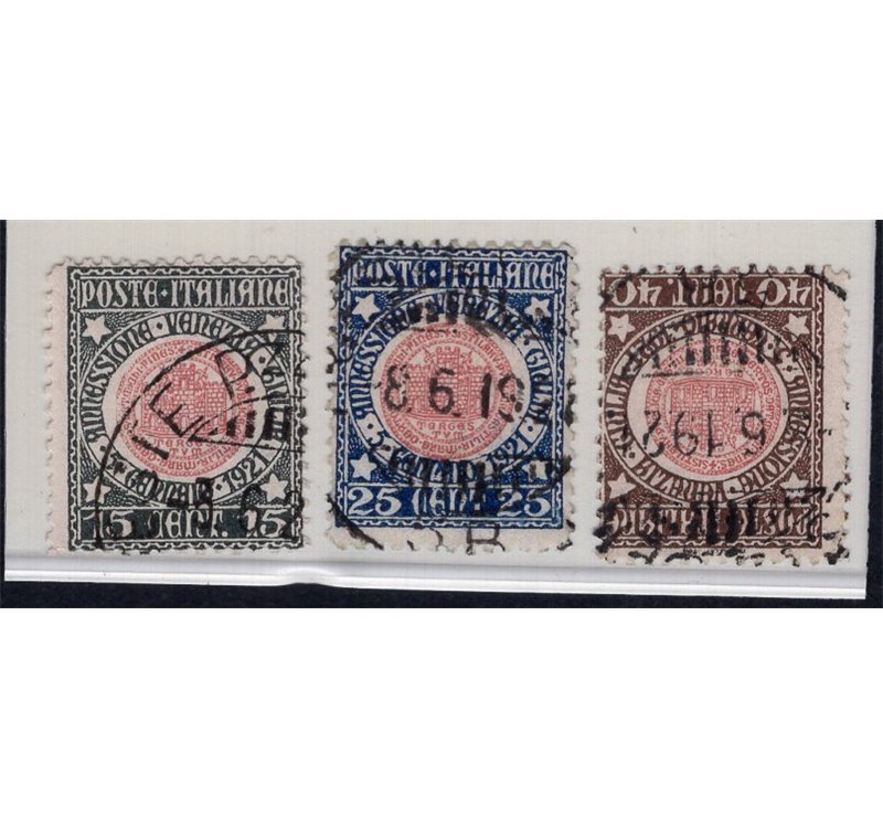 copy of ITALIA REGNO 1917/20 Vittorio Emanuele, n° 108/12. Cat. € 100 (U)