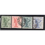 ITALIA REGNO 1921 Vittoria serie n° 119/22. Cat. € 30 (U)