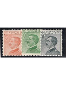 ITALIA REGNO 1925 Michetti serie n° 183/85. Cat. € 20 (**)