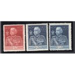 ITALIA REGNO 1925/26 Giubileo serie n° 186/88. Cat. € 125 (**)
