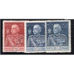 ITALIA REGNO 1925/26 Giubileo serie n° 186/88. Cat. € 125 (U)