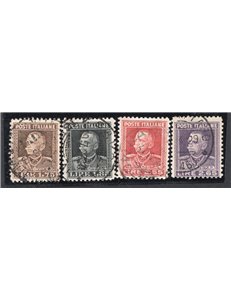 ITALIA REGNO 1927 Giubileo, serie n° 214/17. Firm.: Chia. Cat. € 150 (U)