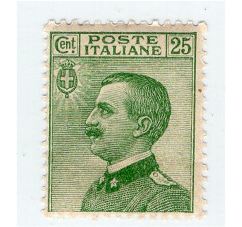 ITALIA REGNO 1927 Michetti 25 c. verde n° 219. Cat. € 27,50 (**)