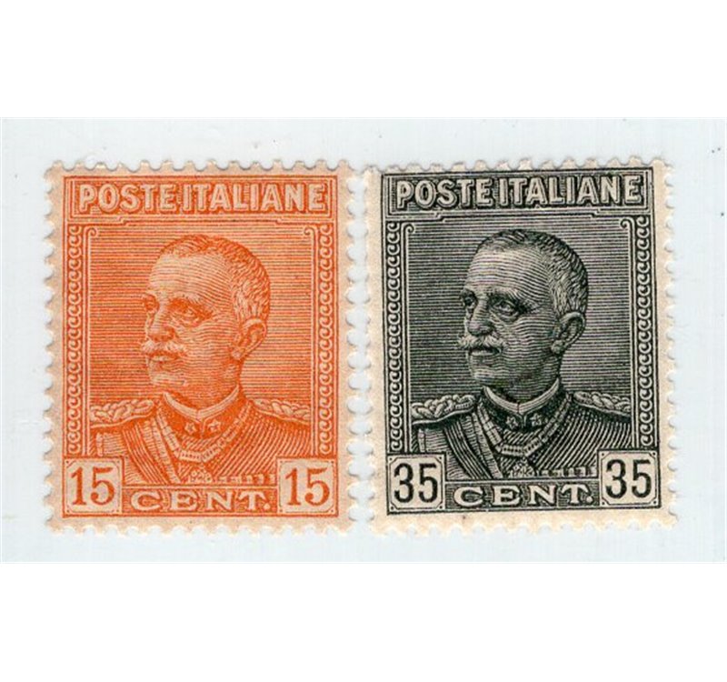 ITALIA REGNO 1929 Tipo Giubileo serie n° 240/41 ottima centratura. Cat. € 180 (**)