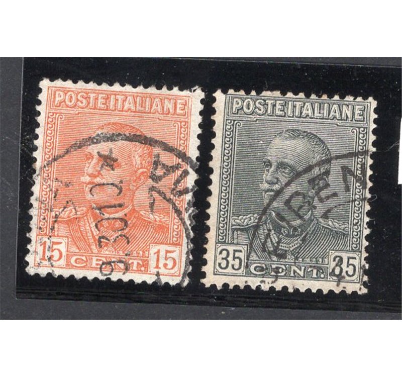 ITALIA REGNO 1929 Tipo Giubileo serie n° 240/41. Cat. € 45 (U)
