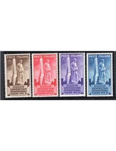 ITALIA REGNO 1932 Universiadi serie n° 341/44. Cat. € 30 (**)