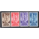 ITALIA REGNO 1932 Universiadi serie n° 341/44. Cat. € 30 (**)