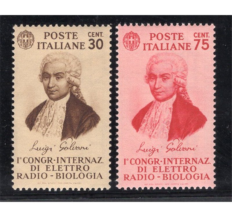 ITALIA REGNO 1934 Galvani serie n° 364/65. Cat. € 10 (**)