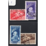 ITALIA REGNO 1935 Salone aeronautico serie n° 384/87. Cat. € 20 (U)