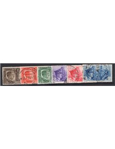 ITALIA REGNO 1941 Fratellanza Italo Tedesca serie n° 452/57. Cat. € 30 (U)