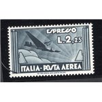 ITALIA REGNO 1933 Posta aerea aeroespresso 2,25 ardesia n° 44. Cat. € 20 (**)