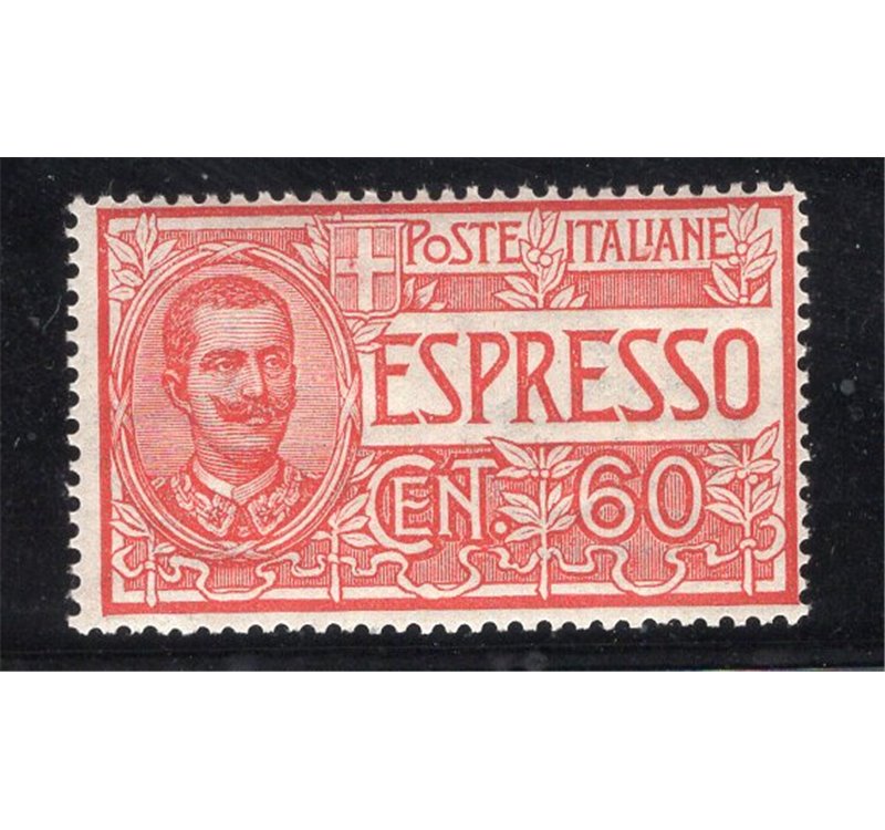 copy of ITALIA REGNO 1920 Espresso Vitt. Emanuele 50 c. rosso n° 4. Cat. € 20 (**)