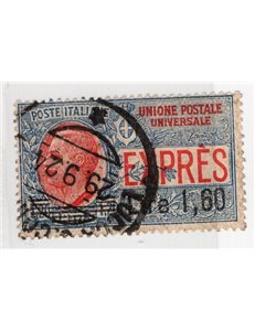 copy of ITALIA REGNO 1921 Espresso Vitt. Emanuele 1,20 £ su 30 n° 5. Firm.: Chia. Cat. € 40 (U)