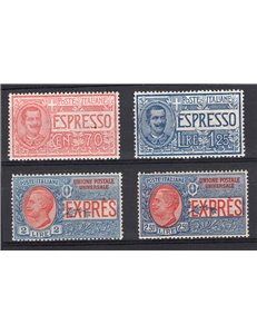 ITALIA REGNO 1925/26 Espresso Vitt. Emanuele serie n° 11/14 ottima centratura. Cat. € 90 (**)