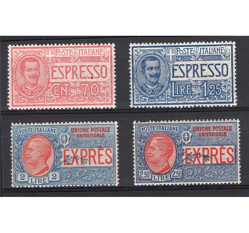 ITALIA REGNO 1925/26 Espresso Vitt. Emanuele serie n° 11/14 ottima centratura. Cat. € 90 (**)
