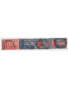 ITALIA REGNO 1925/26 Espresso Vitt. Emanuele con annulli originali in data di validità n° 11/14. Firm.: Chia. Cat. € 240 (U)
