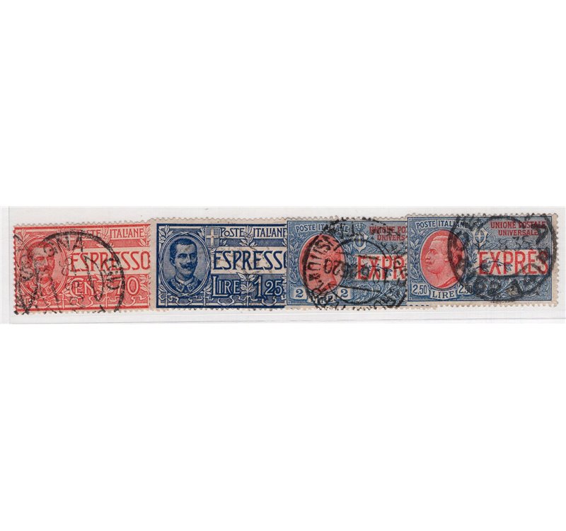 ITALIA REGNO 1925/26 Espresso Vitt. Emanuele con annulli originali in data di validità n° 11/14. Firm.: Chia. Cat. € 240 (U)
